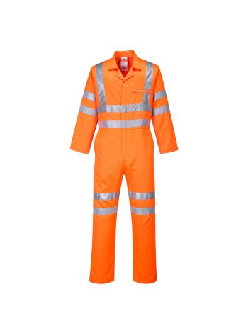 Warnschutz Polycotton Service- Overall, 4XL, R, Orange