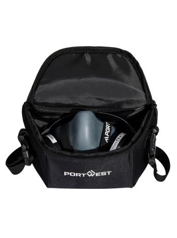 Half Mask Storage Bag, , R, Schwarz