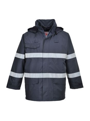 Bizflame MULTISAFE Regenjacke, L, R, Marine