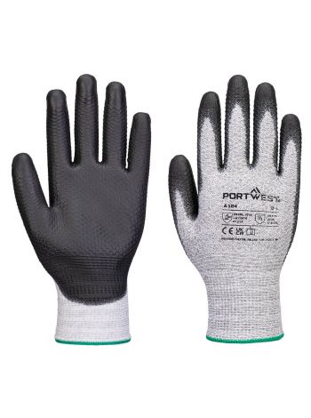 Grip 13 PU Diamond Strickhandschuh (Pk12), L, R, Grau/Schwarz