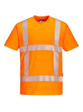 RWS Warnschutz T-Shirt kurzarm , 4XL, R, Orange