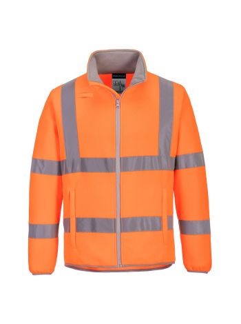 Eco Hi-Vis Fleece-Jacke, 4XL, R, Orange