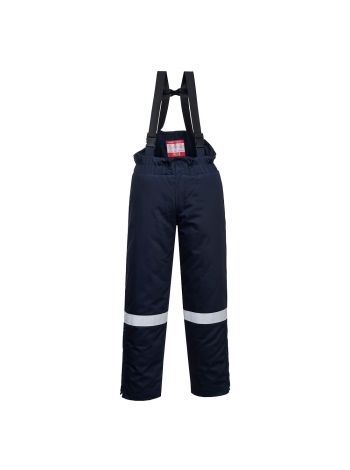 Flammhemmende Antistatik Winterlatzhose, M, R, Marine