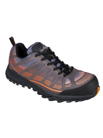 Portwest Compositelite Low Cut Spey Trainer S1P, 37, R, Orange/Schwarz