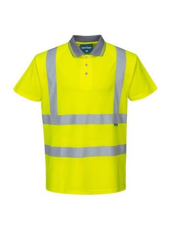 ES1 Essential HV PoloShirt S/S, 4XL, R, Gelb