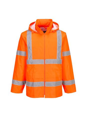 ES1 Essential HV Rain Jacket, 4XL, R, Orange