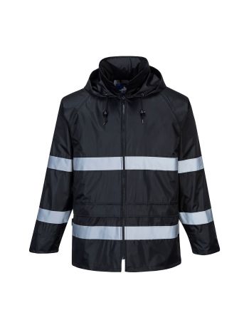 Klassische IONA™ Regenjacke, 4XL, R, Schwarz