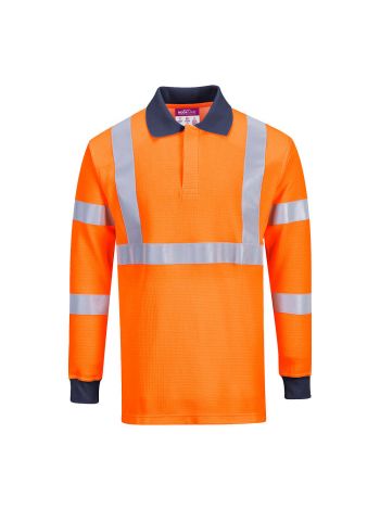 Flammhemmendes RIS Polo-Shirt, L, R, Orange