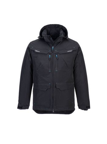 WX3 Winterjacke, L, R, Schwarz