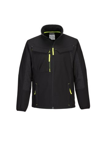 WX3 Eco Hybrid Softshell Jacke, L, R, Schwarz