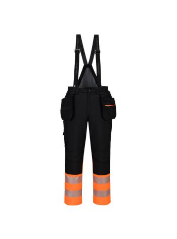 DX4 Hi-Vis Winter Latzhose Klasse 1, 4XL, R, Orange/Schwarz