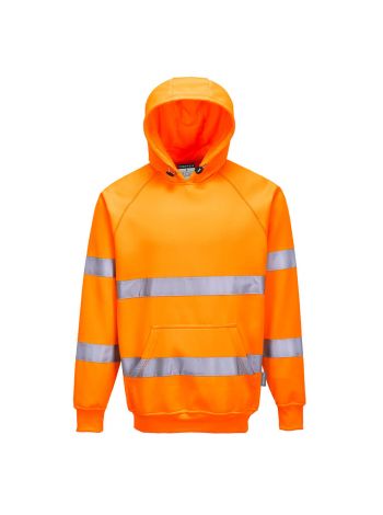 Warnschutz Kapuzen- Sweatshirt, 4XL, R, Orange