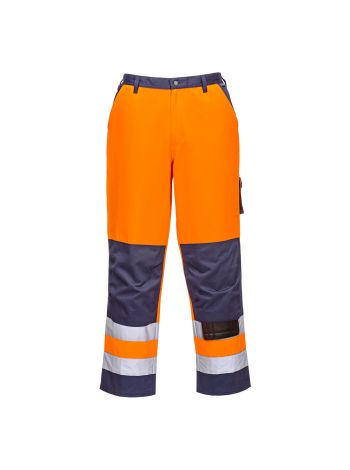 Lyon Warnschutz-Bundhose, 4XL, R, Orange/Marine