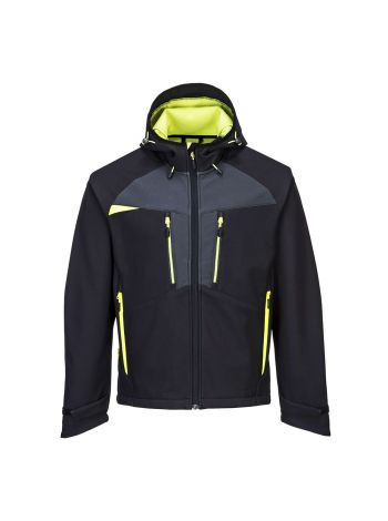 DX4 Softshell Jacke (3L), L, R, Schwarz