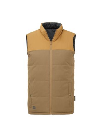 KA3 gefütterte Winter Wendeweste, 4XL, R, Kaffeebraun