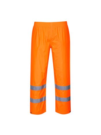 Regen Warnschutzhose, 4XL, R, Orange