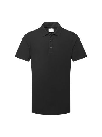 Mesh Air Pro Poloshirt kurzarm, L, R, Schwarz