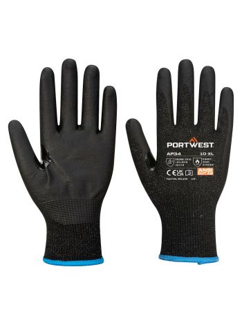 LR15 Nitril-Schaum Touchscreen-Handschuh PK12, L, R, Schwarz