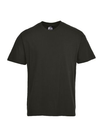 ES1 Essential T-Shirt S/S, 4XL, R, Schwarz