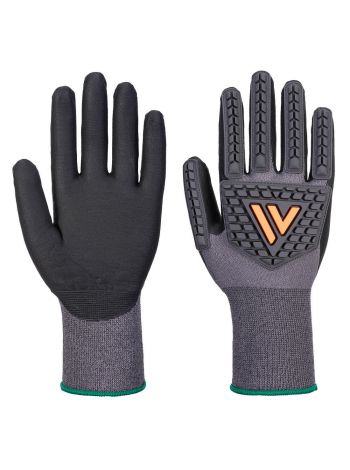 Grip 15 Nitril Stoßschutz- Handschuh, L, R, Schwarz