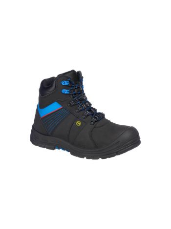 Portwest Compositelite Protector Sicherheitsschuh S3 ESD HRO, 39, B, Schwarz/Blau