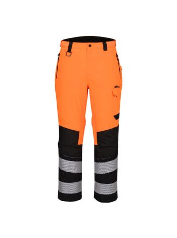 EV4 Hi-Vis Expeditions Bundhose, L, R, Orange/Schwarz