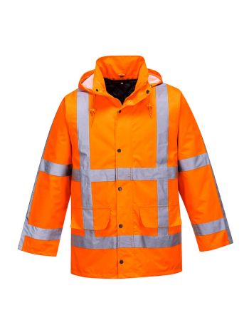 RWS Warnschutz Winter Verkehrsjacke , 4XL, R, Orange