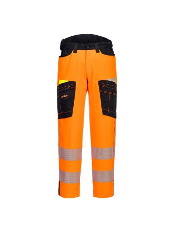 DX4 Warnschutz Service-Bundhose, 28, R, Orange/Schwarz