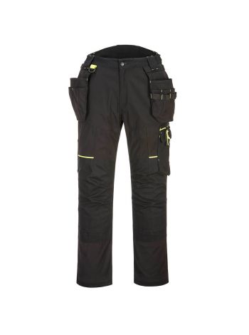 WX3 Eco Stretch BUNDHOSE MIT HOLSTERTASCHEN, 28, R, Schwarz