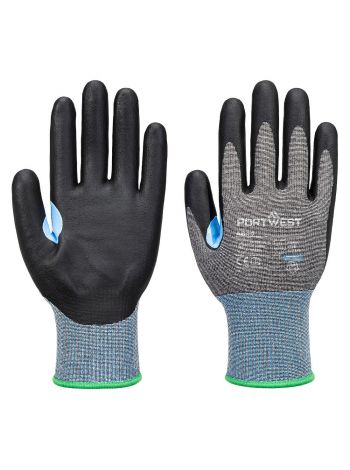 CS D15 Nitril Schnittschutzhandschuh, L, R, Grau/Schwarz