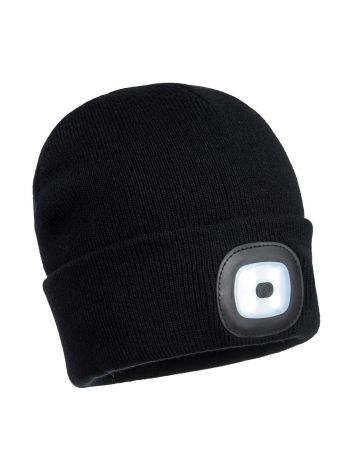 Beanie USB Wiederaufladbare LED-Kopfleuchte , , R, Schwarz