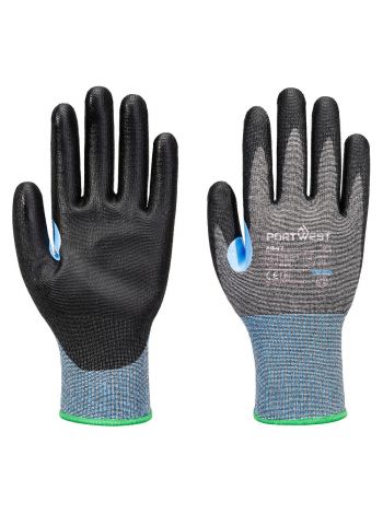 CS Cut D15 PU Schnittschutzhandschuh, L, R, Grau/Schwarz