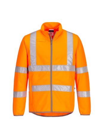 ECO Warnschutz- Softshell-Jacke  (2L), 4XL, R, Orange