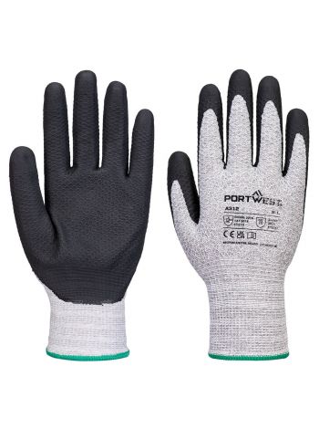 Grip 13 Nitrile Diamant-Strickhandschuh (Pk12), L, R, Grau/Schwarz