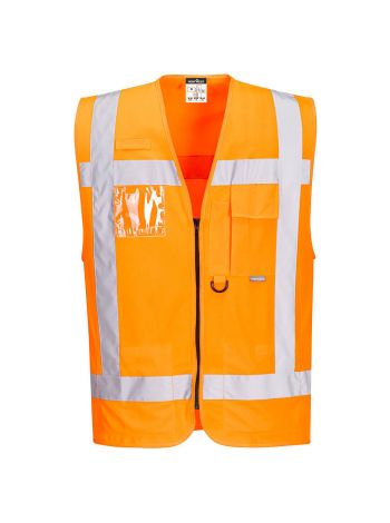 RWS Warnschutz Exekutiv- Weste , 4XL, R, Orange