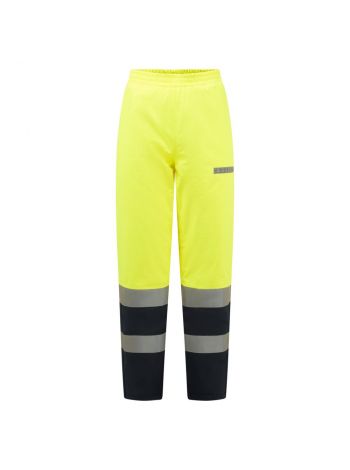 Bizflame Rain+ Hi-Vis Multi-Norm Kontrast FR Winterhose, L, R, Gelb/Marine