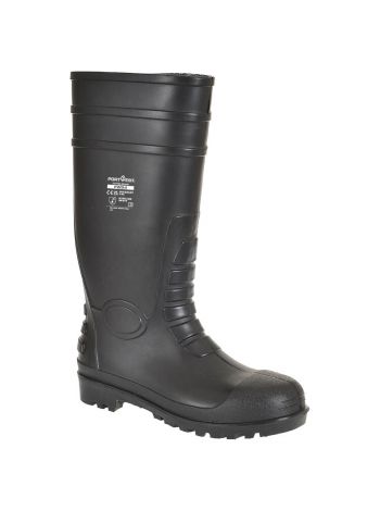 Klassik Sicherheitsgummistiefel S4, 36, R, Schwarz